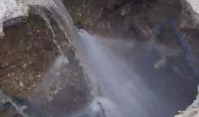 tarihi yol yapılan onarım sonrası tekrar çöktü