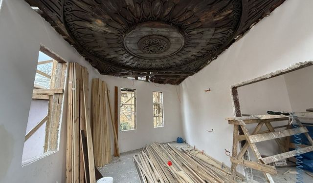 Saraylı'daki tarihi yapının restorasyonunda son adım