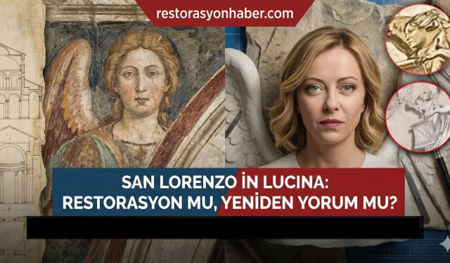 Meloni, Restorasyonda Melek Oldu!