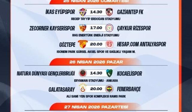 Galatasaray - Fenerbahçe derbisinin tarihi belli oldu