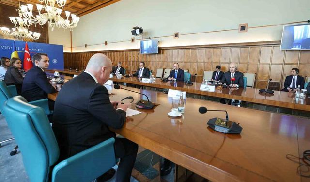 TBMM Başkanı Kurtulmuş, Romanya Başbakanı Bolojan ile görüştü