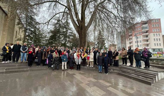 Karaman'a gelen turistler şehrin tarihi yerlerini gezdi