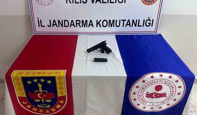 Kilis'te tarihi eser ve silah operasyonu