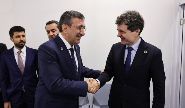 Cumhurbaşkanı Yardımcısı Yılmaz, Romanya Cumhurbaşkanı Dan'la görüştü