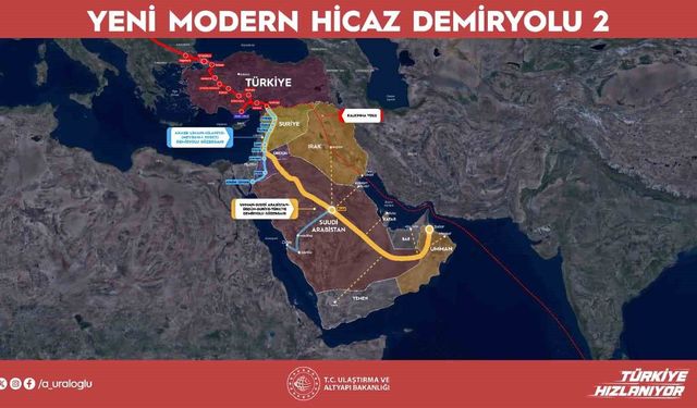 Bakan Uraloğlu: '(Hicaz Demiryolu) Suudi Arabistan'la sadece ticaretimizi değil, tarihi ve kültürel bağlarımızı da geliştireceğiz'