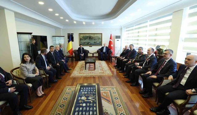 Cumhurbaşkanı Erdoğan, Romanya Cumhurbaşkanı Dan ile görüştü