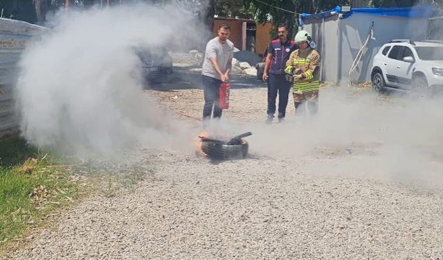 Hatay Arkeoloji Müzesi'nde yangın eğitimi ve tatbikatı gerçekleştirildi