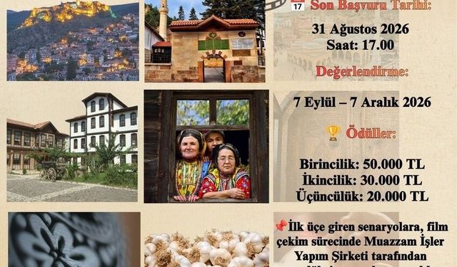 Kastamonu'nun kültürel mirasını en iyi anlatacak senaryo yarışmayla belirlenecek
