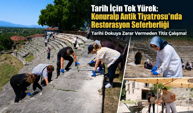 Konuralp Antik Tiyatro restorasyona hazırlanıyor