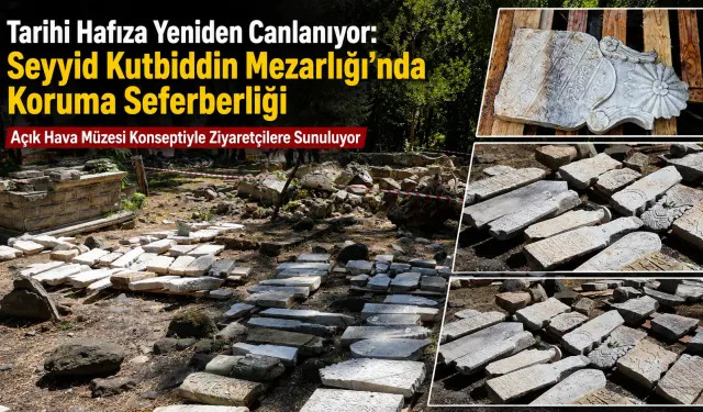 Seyyid Kutbiddin Mezarlığı restore ediliyor