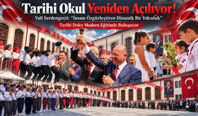 115 yıllık tarihi okul yeniden öğrencileriyle buluştu!