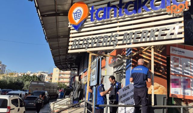 Antalya'da son kullanma tarihi geçmiş ürün satan market mühürlendi