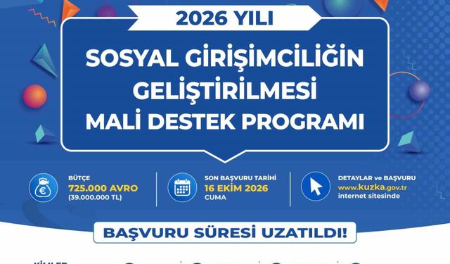 SOSGİP Mali Destek Programı için son başvuru tarihi uzatıldı