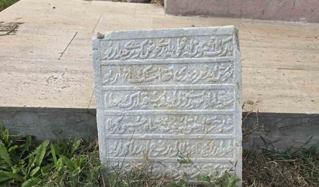 Tekirdağ'da 1813 yılına tarihlenen tarihi kitabe bulundu