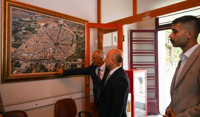 Vali Varol, Atça'nın tarihi şehir planına yakından baktı