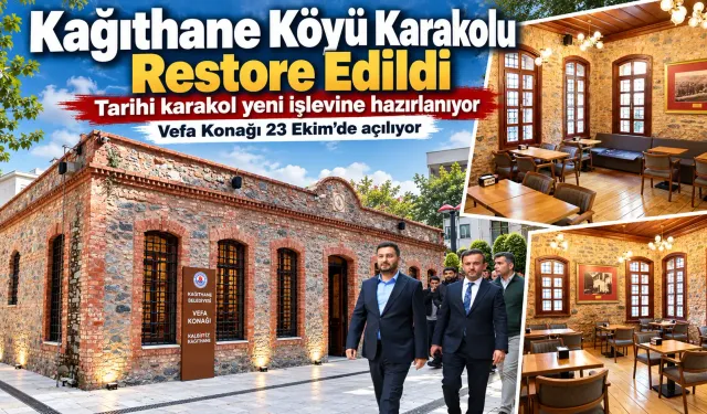 Kağıthane Köyü Karakolu Restore Edildi