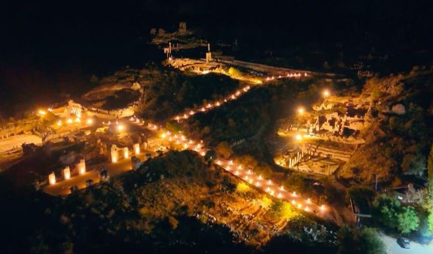 Antik Kenti ışıklarıyla gece müzeciliğine hazırlanıyor