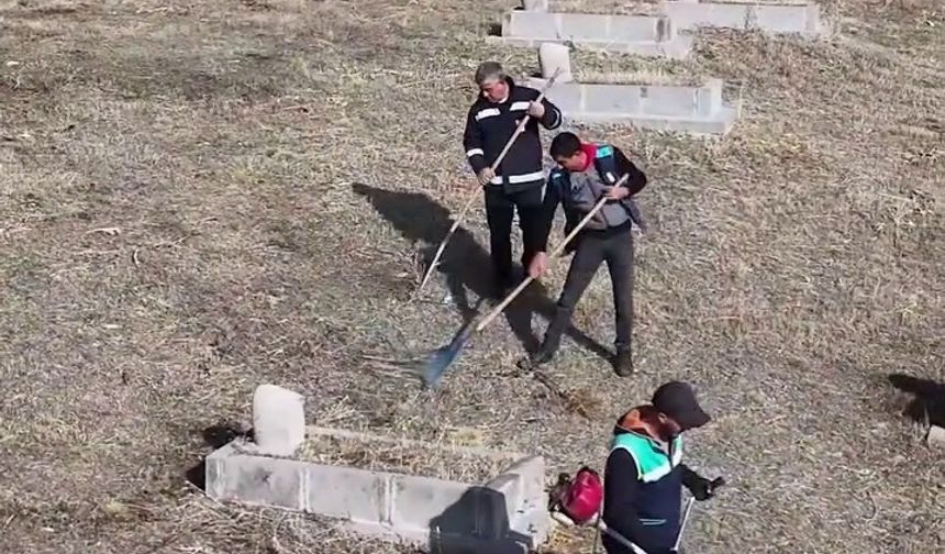 Erzurum'da Tabyalarda çevre temizliği