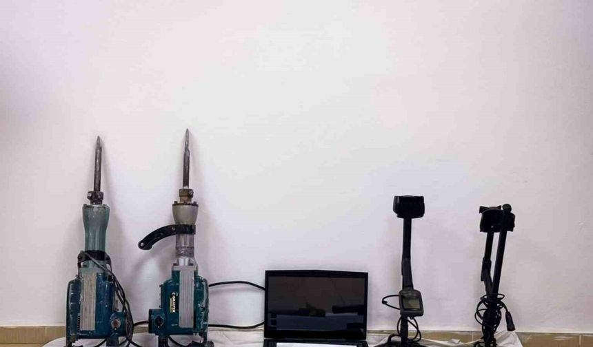 Adıyaman’da kaçak kazı operasyonu: 3 gözaltı