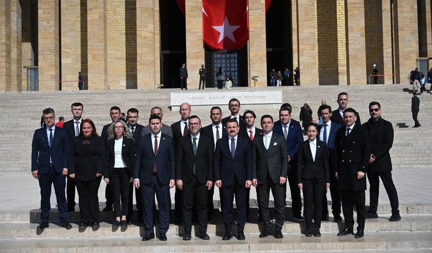Tarihi Alan Başkanlığı heyetinden Anıtkabir ziyareti