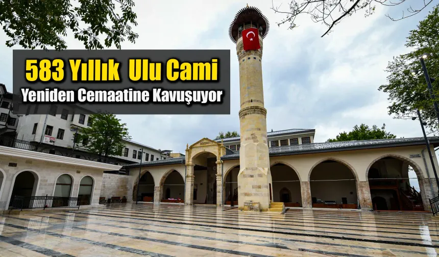 Tarihi Kahramanmaraş Ulu Camisi Açılıyor
