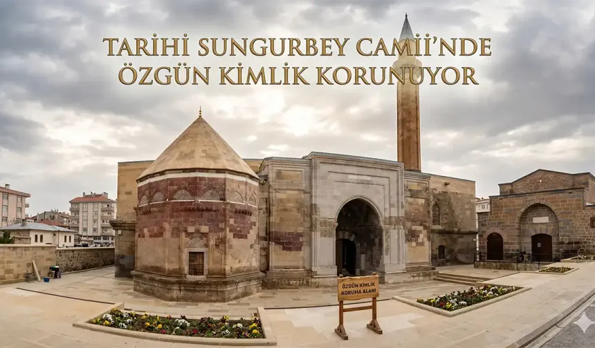 Tarihi Sungurbey Camii'nde Restorasyon Tamamlandı!