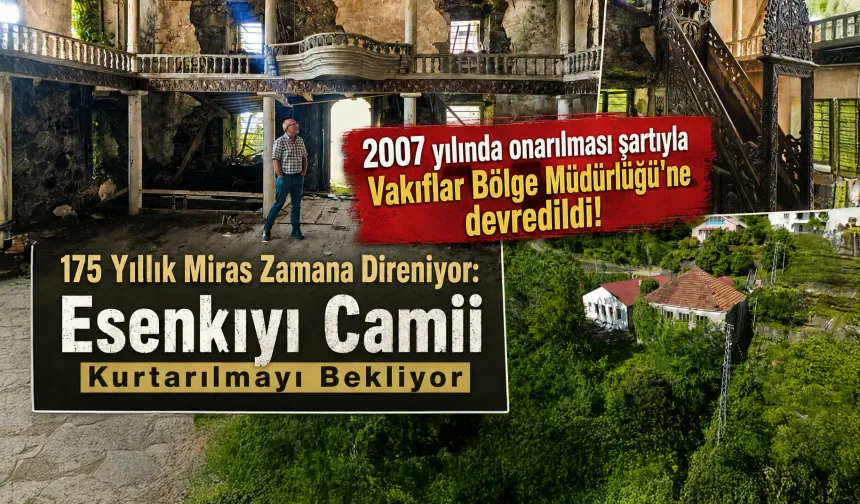 Tarihi Cami Restorasyon Bekliyor