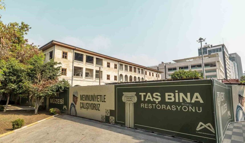 Mersin'in tarihi Taş Binası Kent Müzesine dönüşüyor