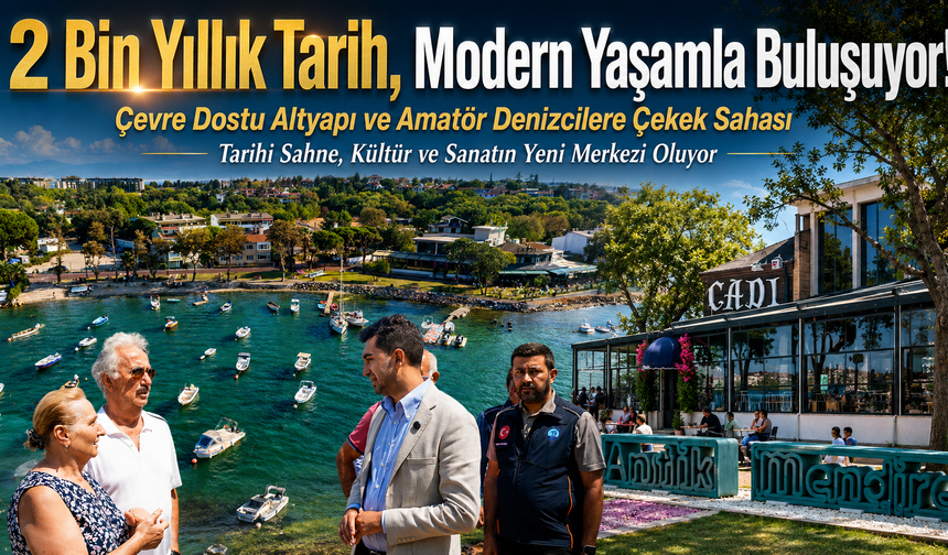 2 Bin Yıllık Tarihi Antik Mendirek Kullanıma Başlandı!