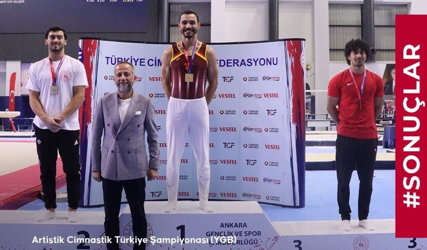 Artistik cimnastikte Kayseri'den tarihi başarı