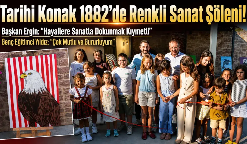 Küçük Ressamlar Tarihi Konakta Buluşuyor