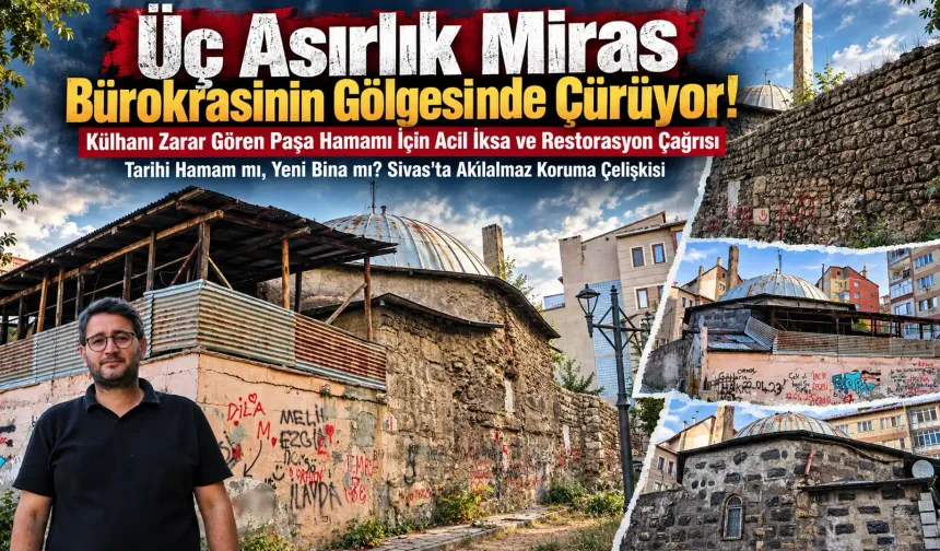 Paşa Hamamı 10 Yıldır Kurtarılmayı Bekliyor