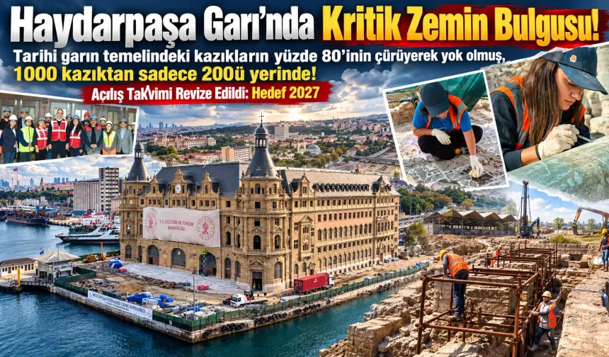 Haydarpaşa'da kritik tespit: Yüzde 80'i yok olmuş