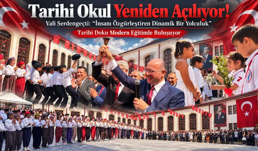 115 yıllık tarihi okul yeniden öğrencileriyle buluştu!