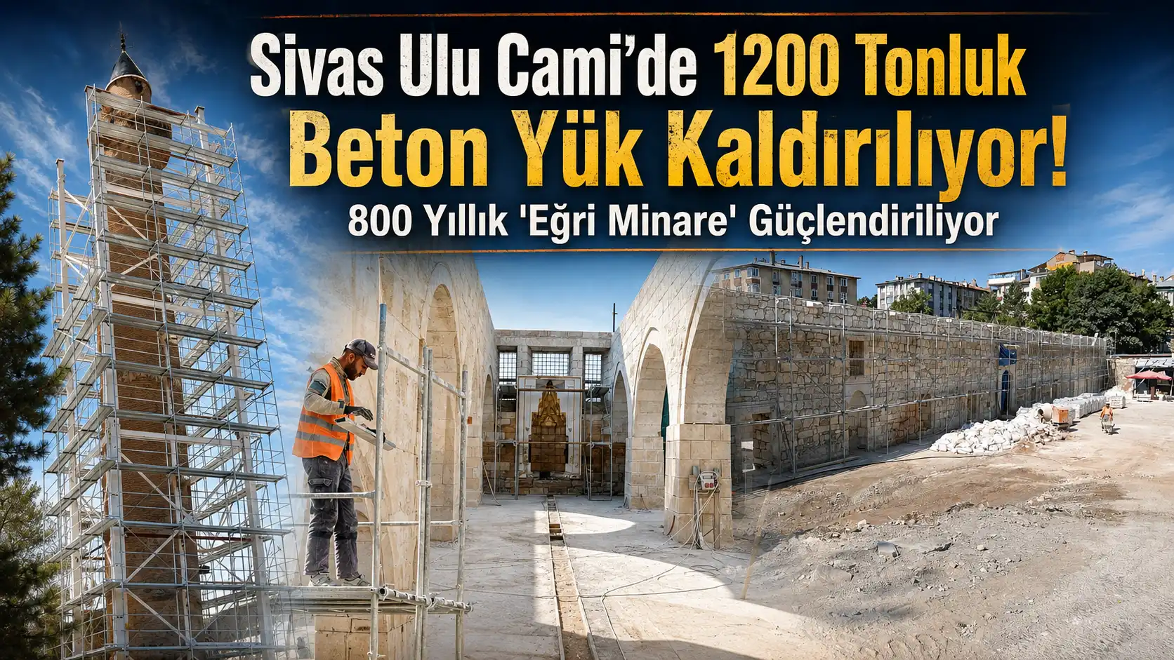 Sivas Ulu Cami'de Tarihi Dönüşüm