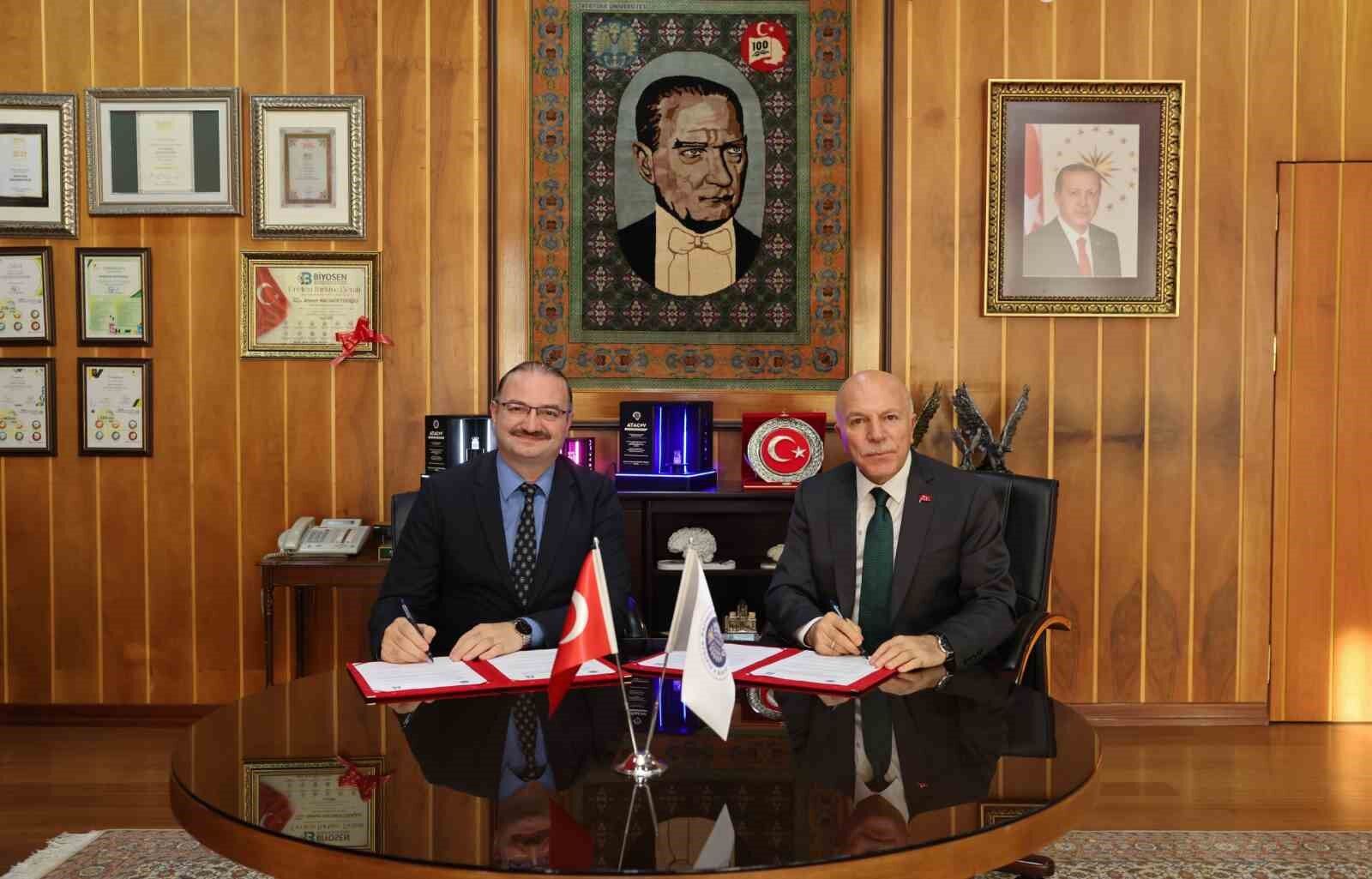 Erzurum'un kültürel ve bilimsel vizyonuna katkı sunacak iş birliği için imzalar atıldı